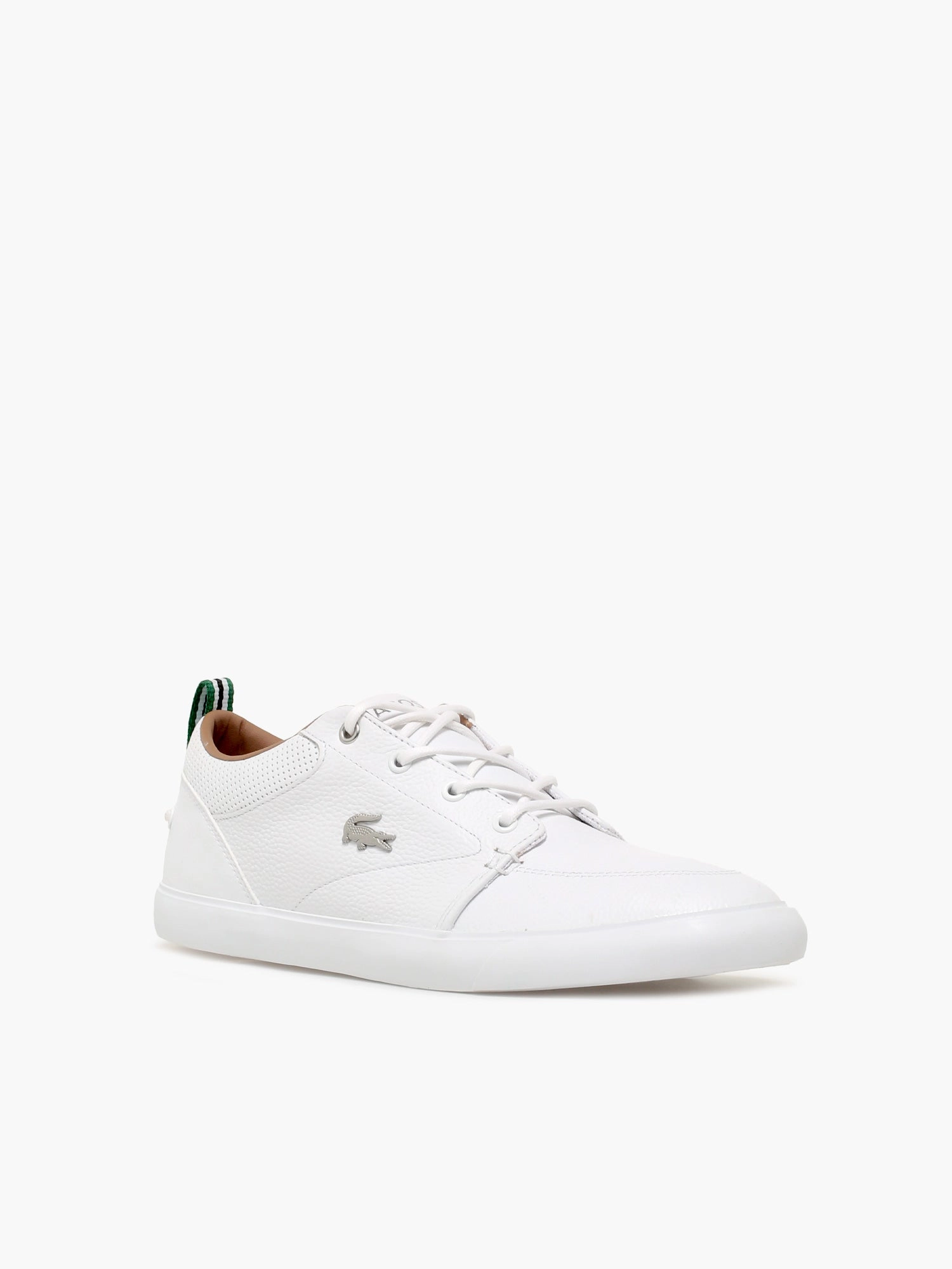 Bayliss Wht Wht leather Perforated Tongue Dual Density Midsole