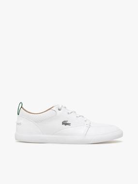 Bayliss Wht Wht leather Wide Base