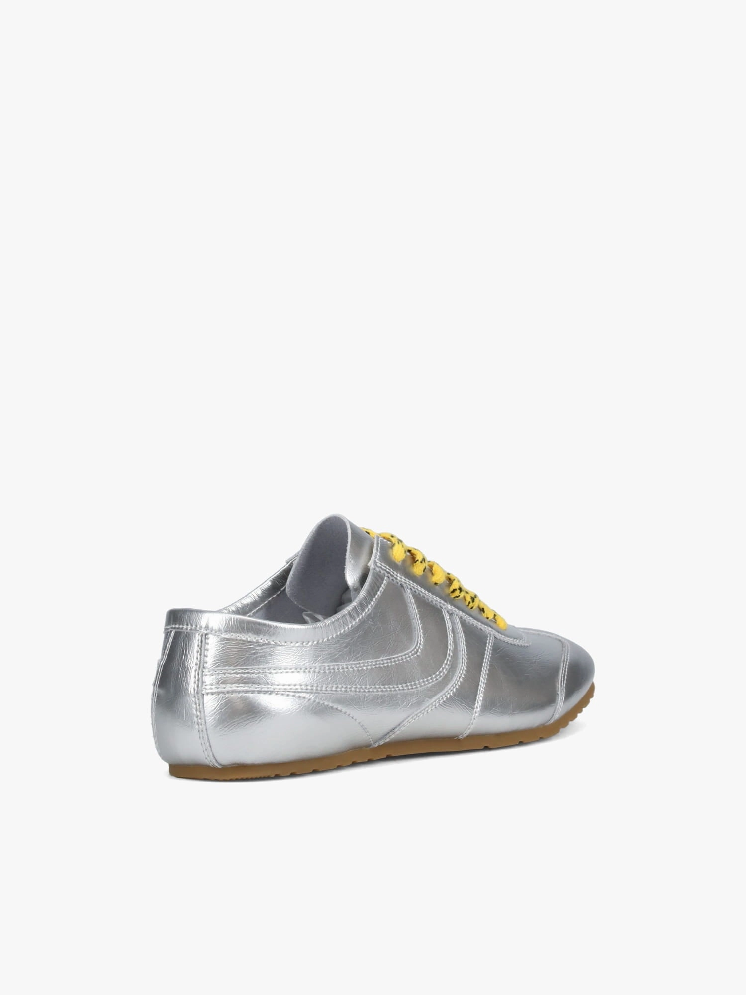 Becca Silver Action Leather Double Stitched Seams