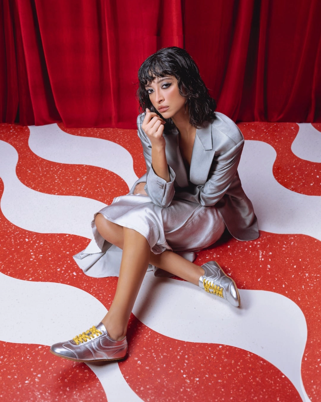 Becca Silver Action Leather Cross Terrain Responsive Look