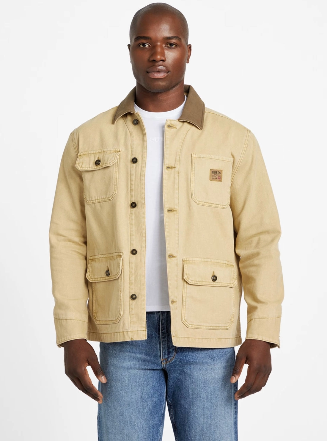 Beige Casey Barn Jacket City Wear Layer Up Style