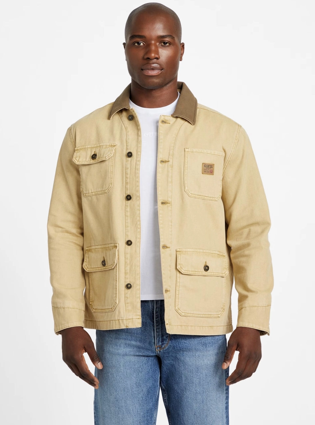 Anti Pill Fabric Tech Beige Casey Barn Jacket