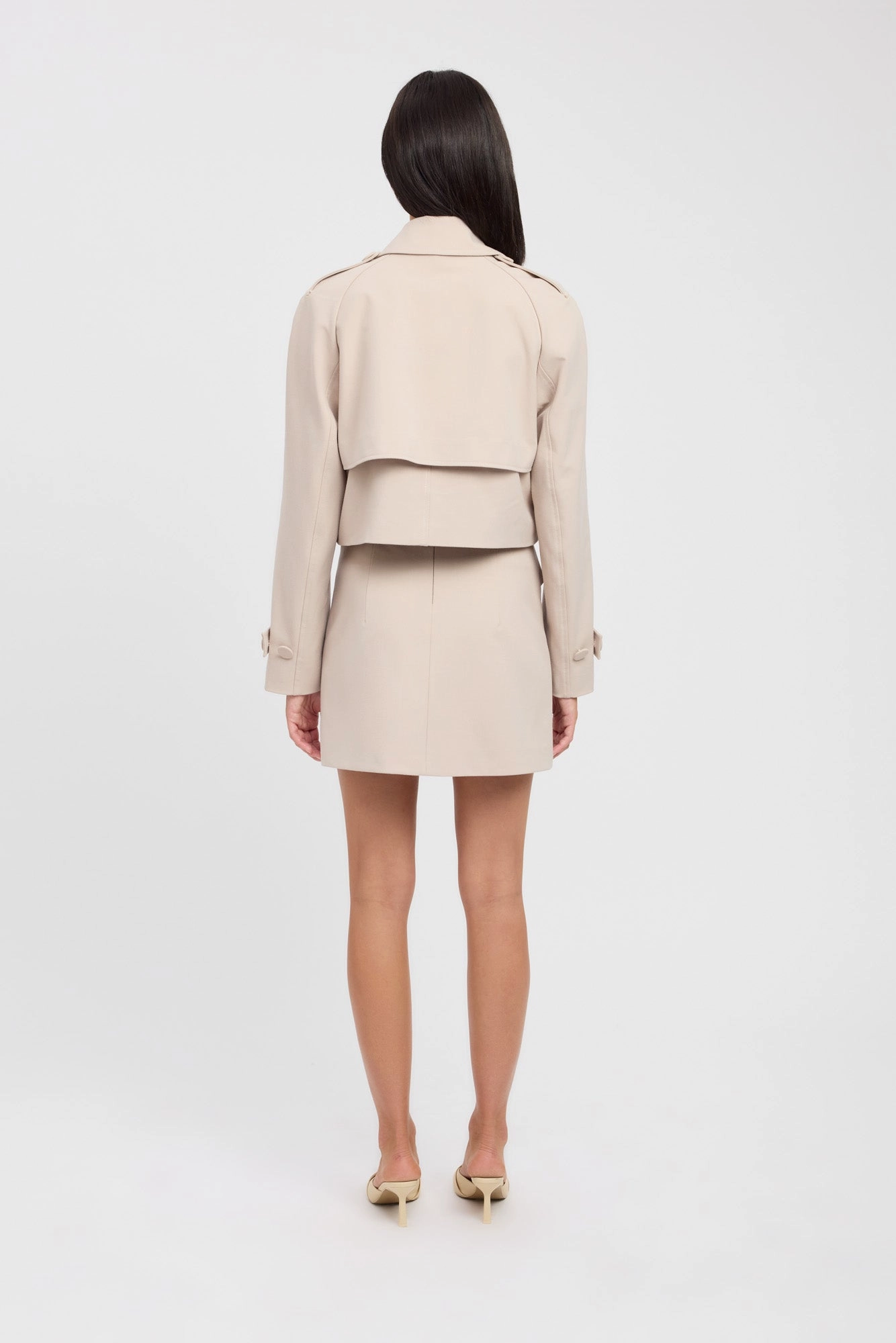 Berlin Cropped Trench Minimalist Design