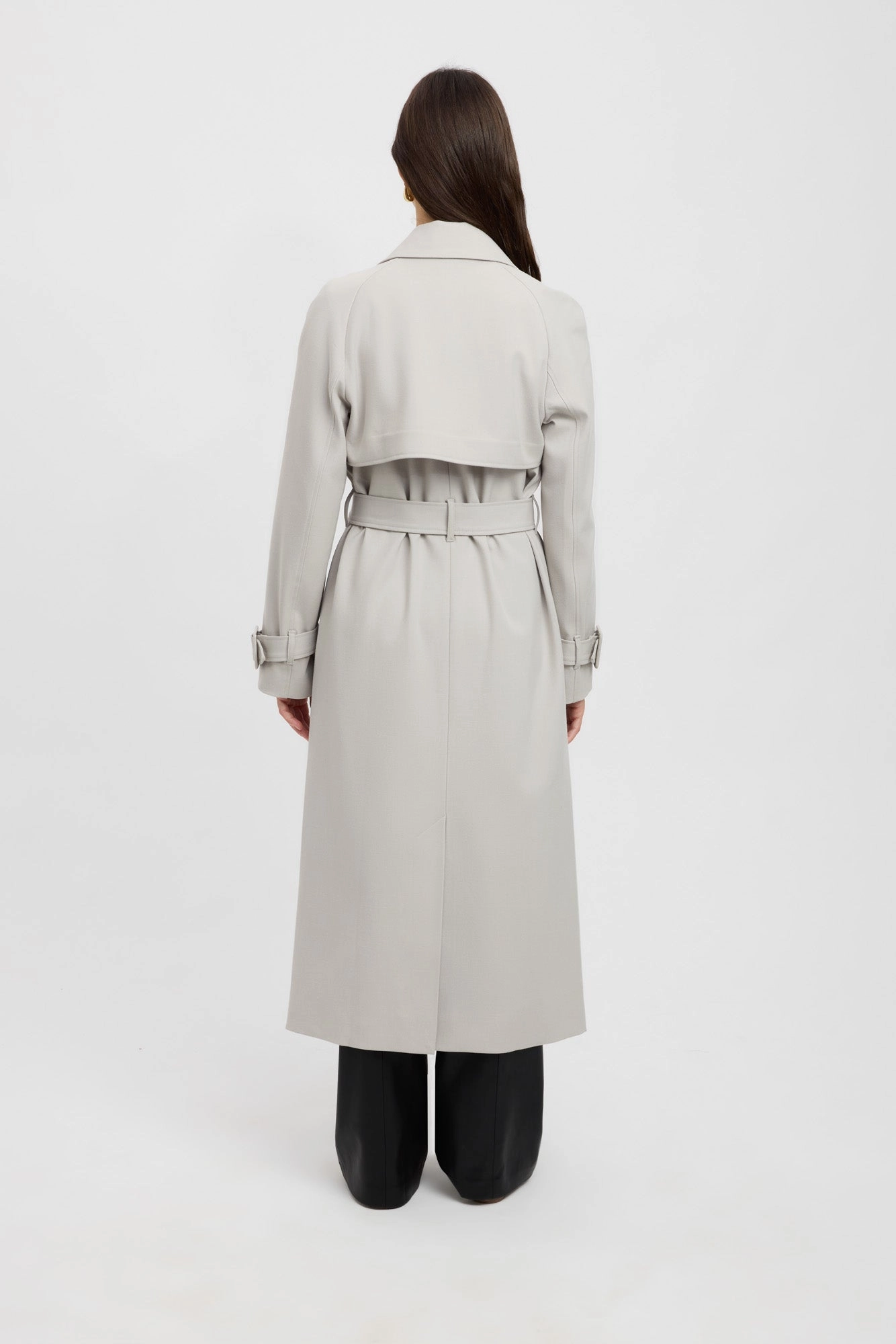 Adjustable Cuff Multi Directional Stretch Berlin Trench