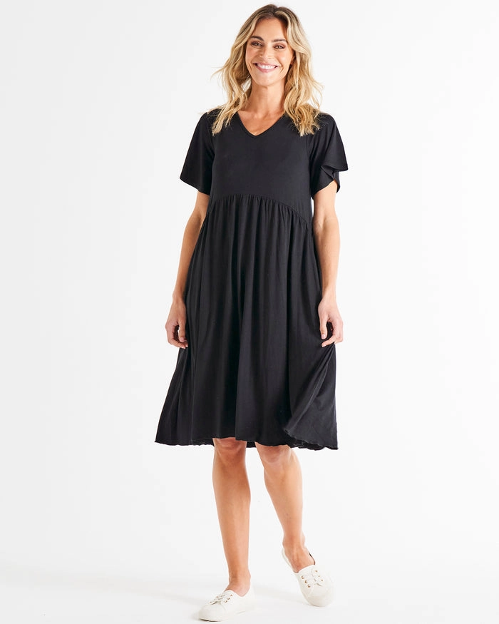 Smooth Drape Betty Basics Donna Dress Black