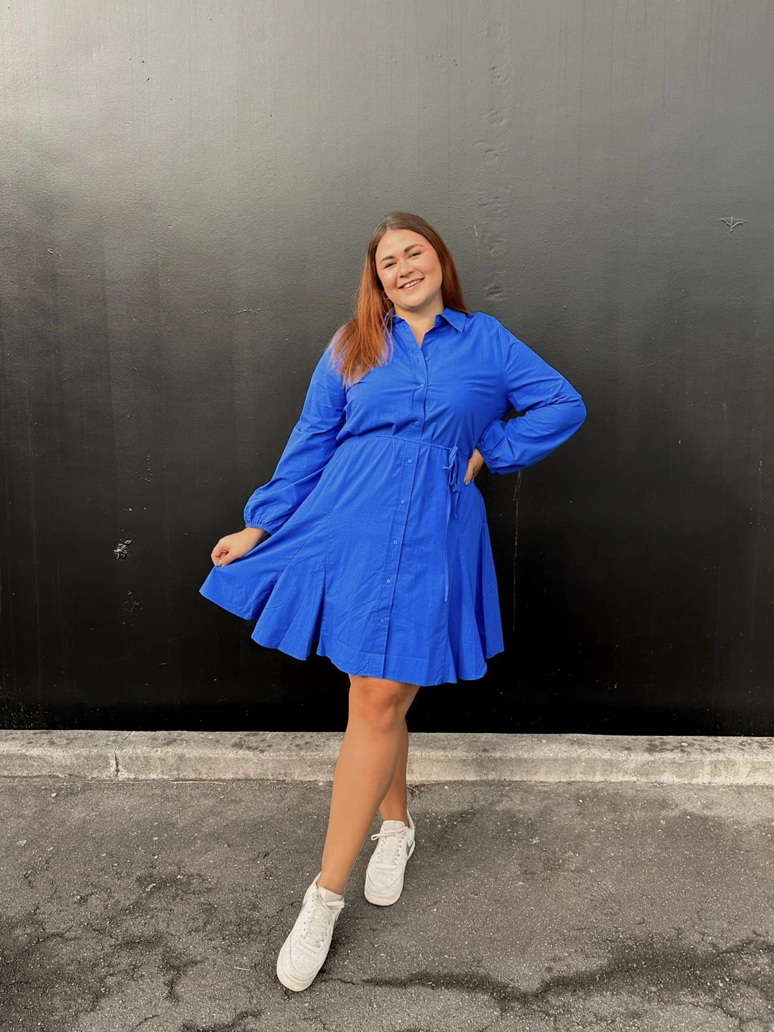 Romantic Hour Betty Basics Jada Dress Iris Blue