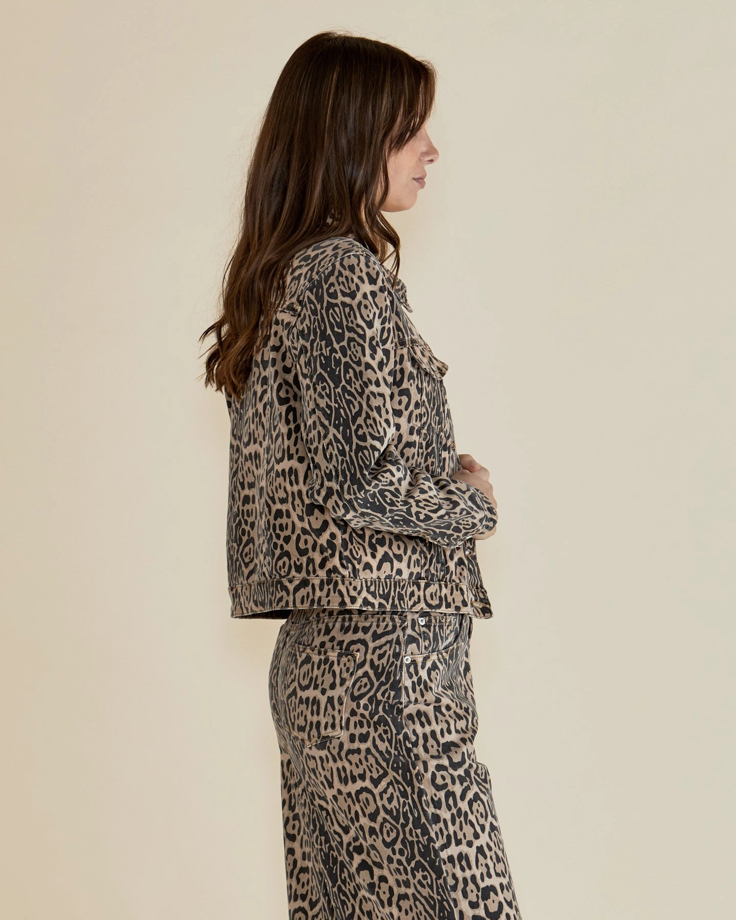 Betty Basics Lucca Leopard Print Jacket Sleek Outdoor Look