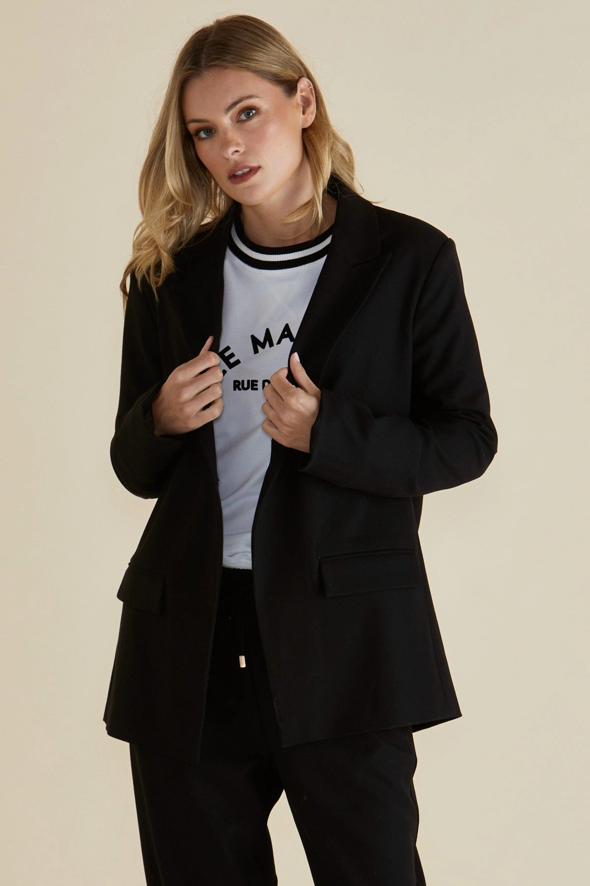 Betty Basics Portland Blazer Black All Season Compatibility
