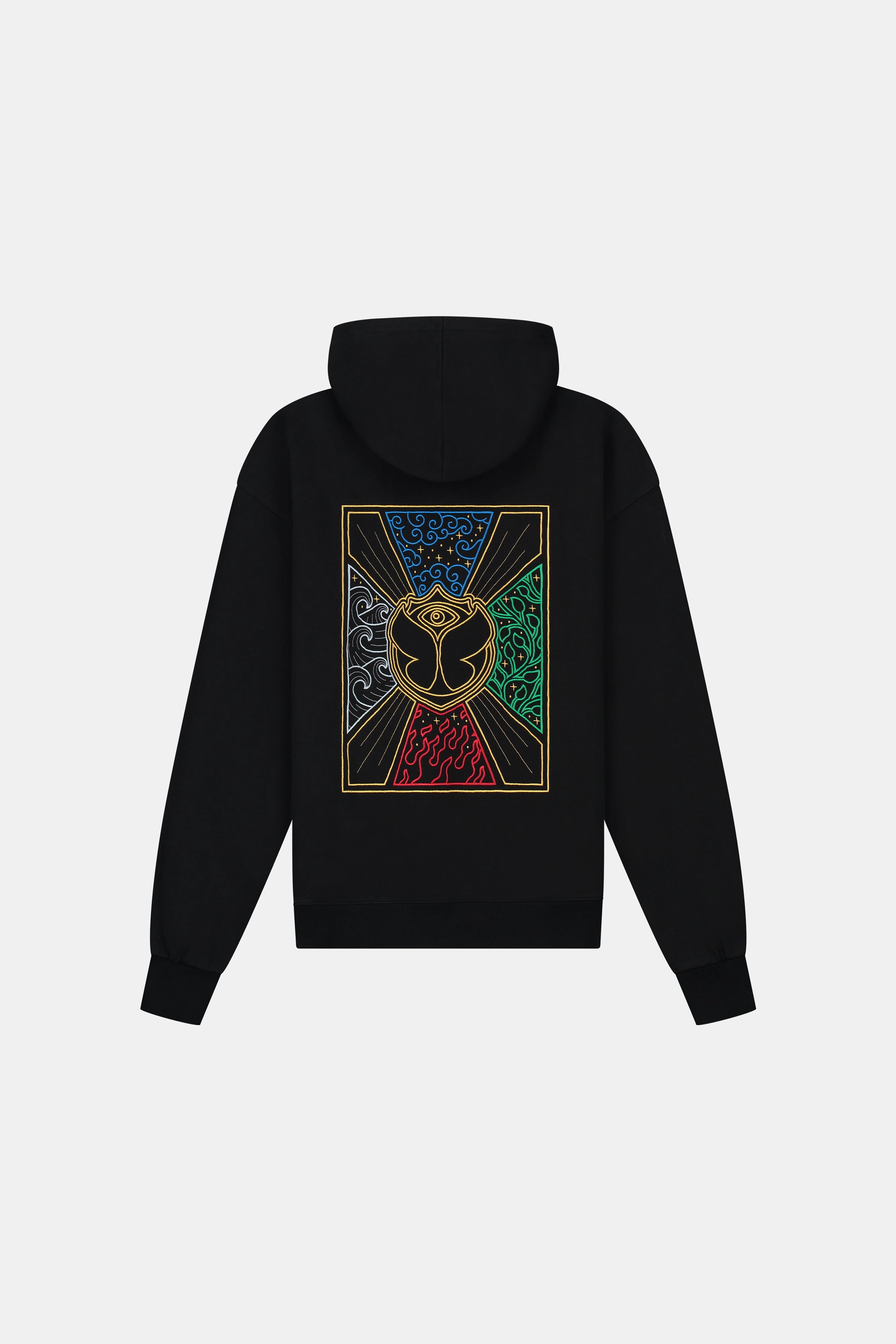 Sleek Wear Fit UNITY FLAG COLOR HOODIE