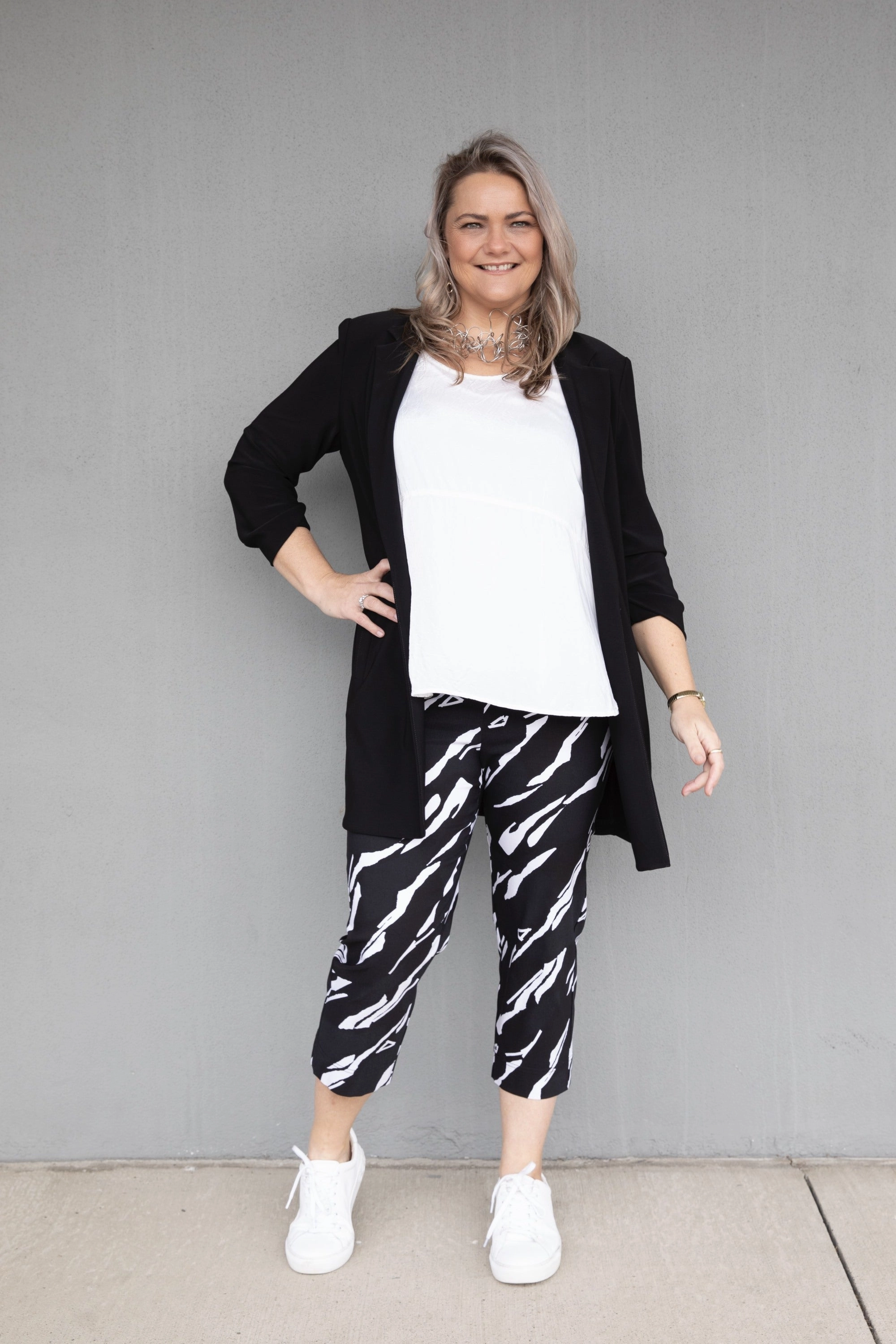 Bittermoon - P5016PRI-1 Print Golf Pant Casual Stretch Wear