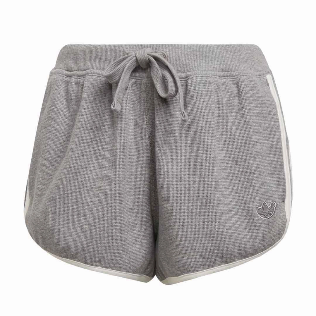 Effortless Layer Low Profile Design adidas - Women's Blue Version Waffle Shorts (HE1473)