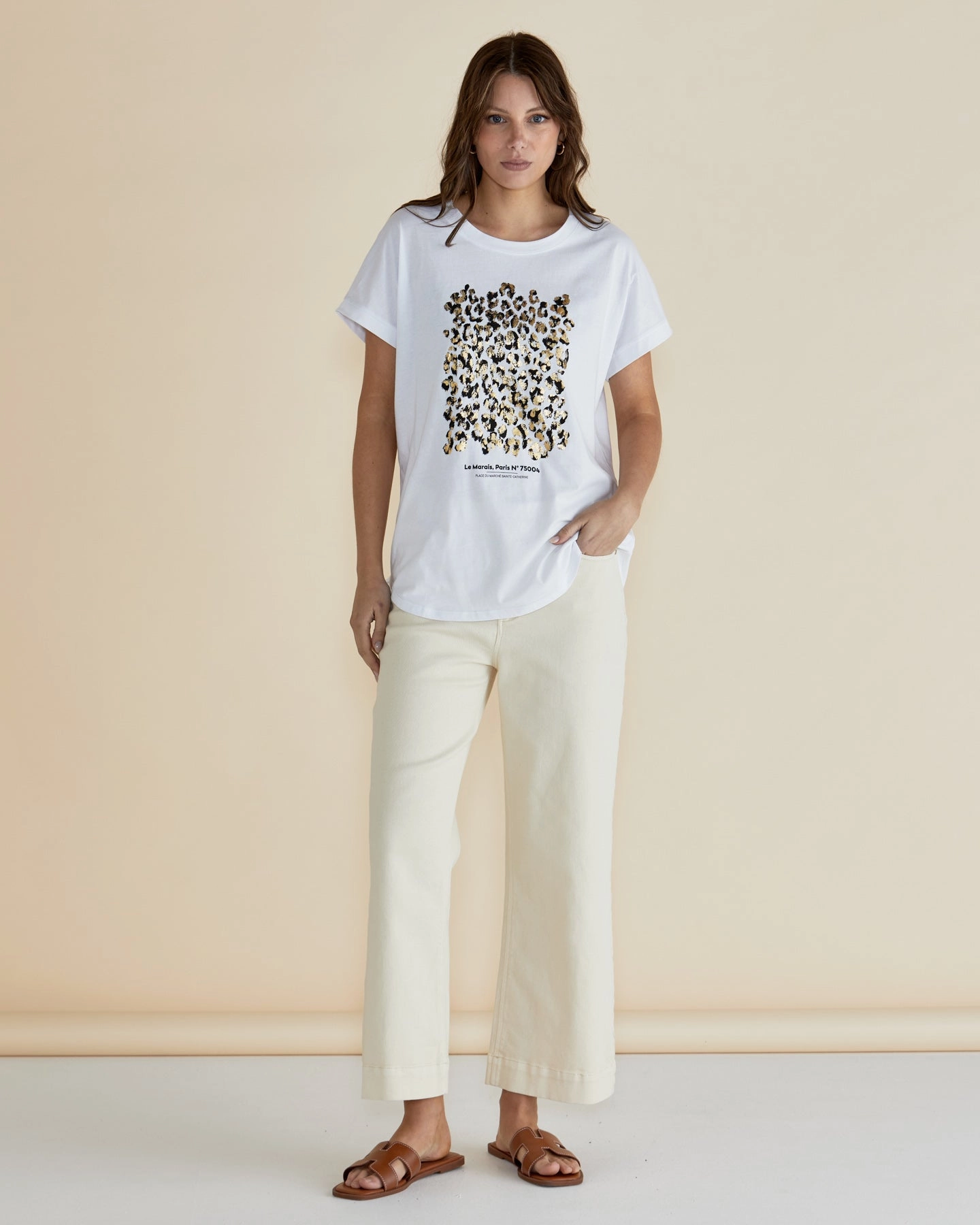 Betty Basics Indiana Tee Le Marais Print homecoming