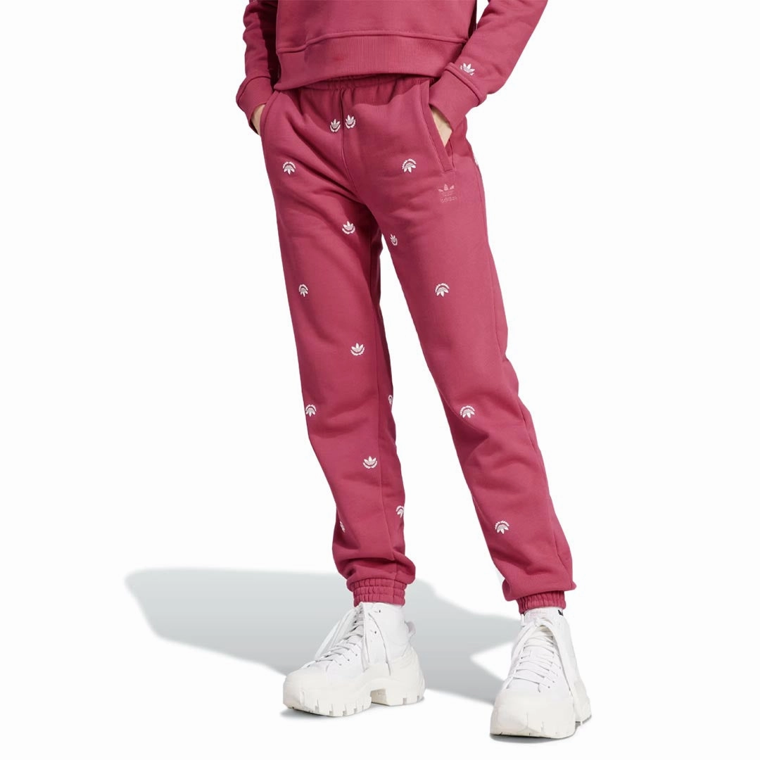 Fade Resistant Dye Easy Comfort adidas - Women's Allover Mini Crest Logo Sweatpant (IJ8299)