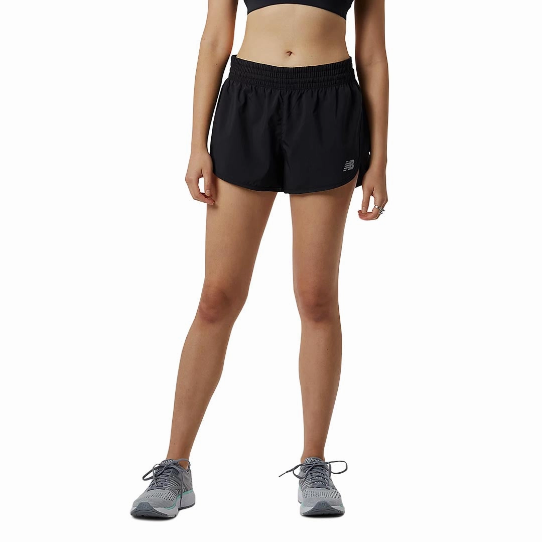New Balance - Women's Accelerate 2.5 Inch Shorts (WS23230 BK) StaticDissipativeFabric