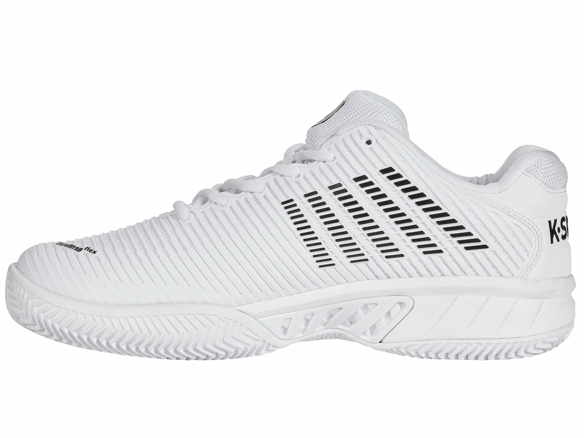 06614-102-M | HYPERCOURT EXPRESS 2 CLAY | WHITE/BLACK No Hassle Sport Fanatic