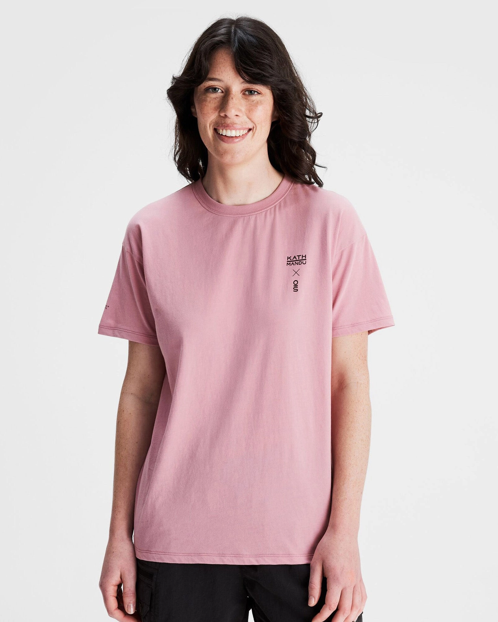 Women's O.Smither Lines Organic Cotton T-shirt - Orchid SoftKnit