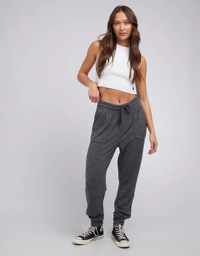 Silent Theory Luxe Jogger Charcoal Office Fit