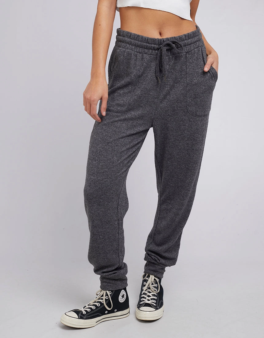 Silent Theory Luxe Jogger Charcoal Sport Flex Fitness Lover Moisture Wicking