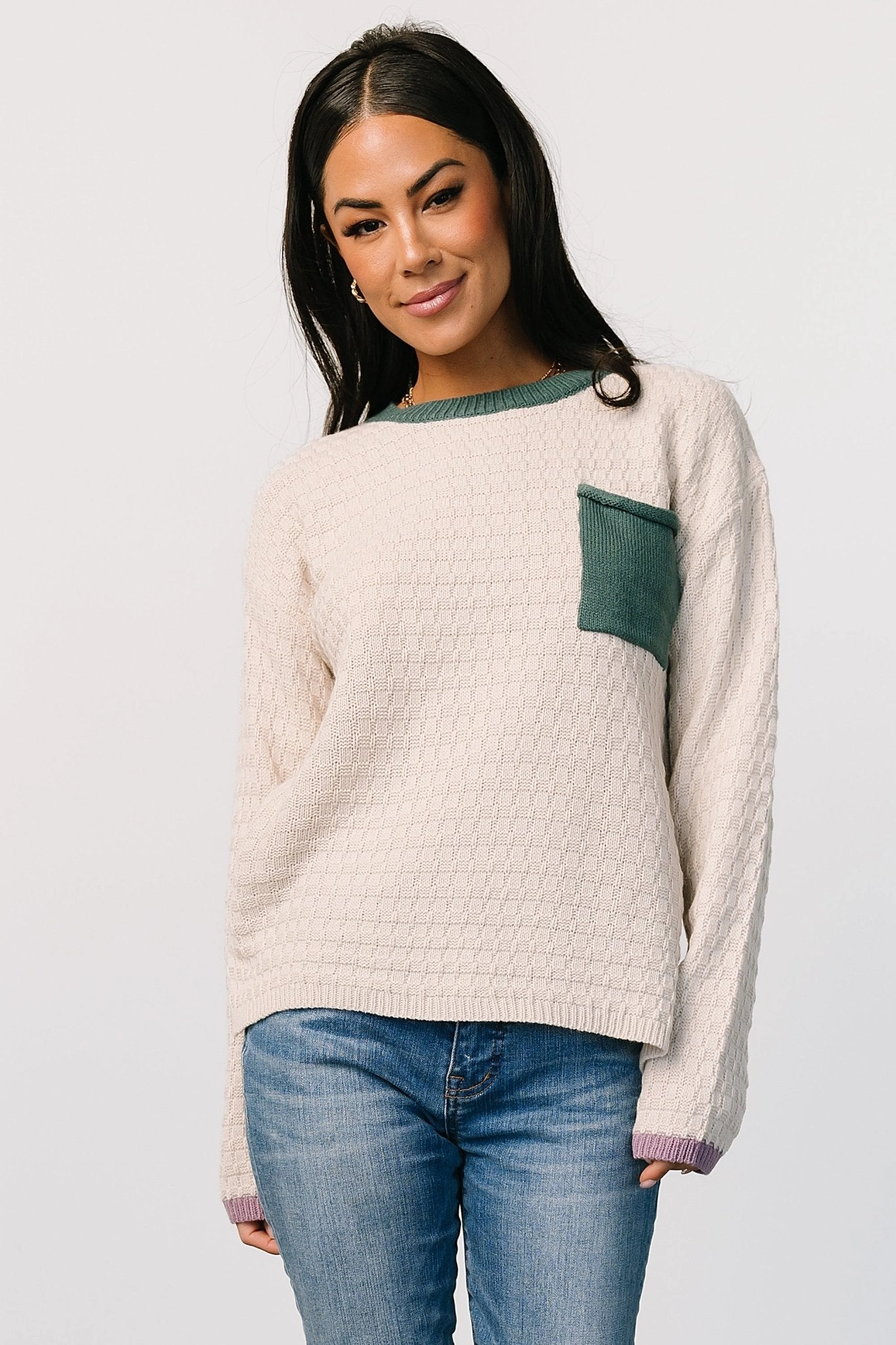 Brixton Weave Sweater | Oatmeal Outdoor Layers Quick Drying