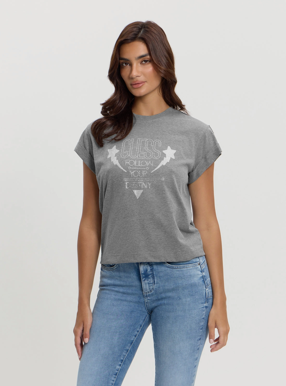 Thermal Insulation Layer Eco Grey Strass T-Shirt
