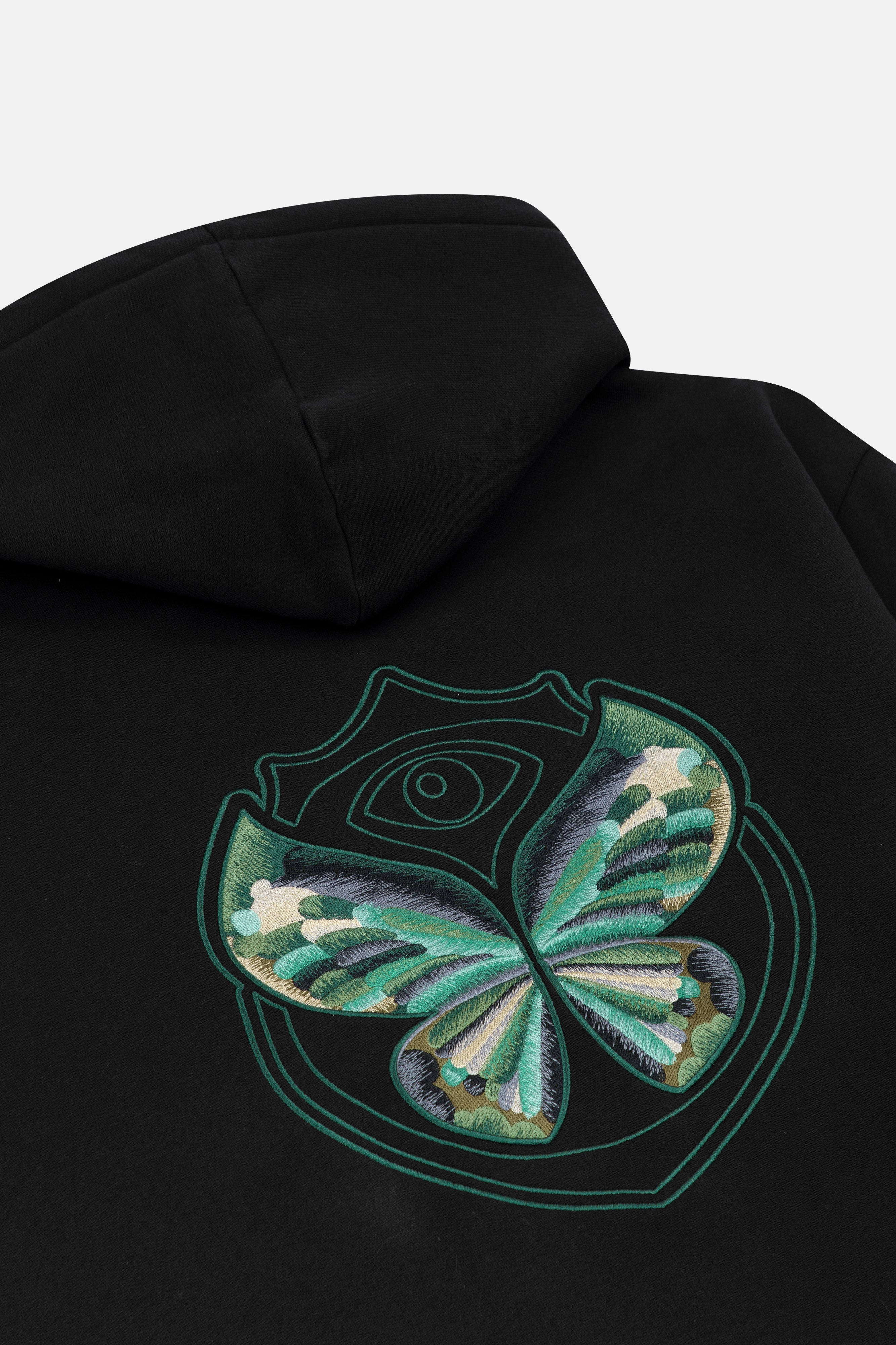 Relaxed Wear Soft Knitwear BUTTERFLY ICON HOODIE