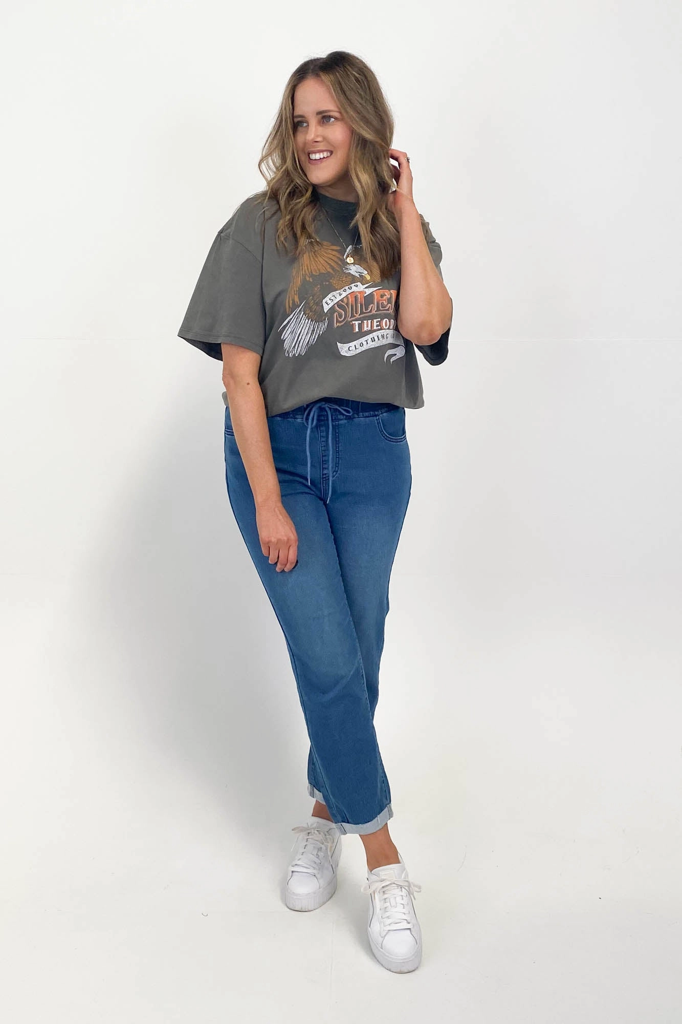 Luxury Choice Weekend Trip Home Lounge Fade Resistant By Lily Genevieve Jogger Blue