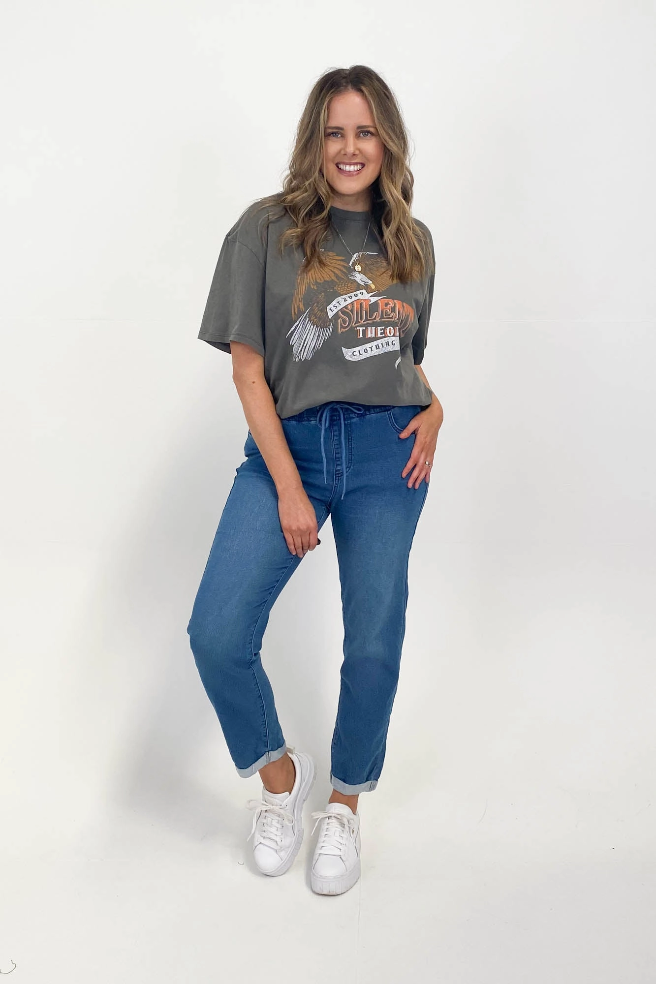 Travel Friendly By Lily Genevieve Jogger Blue