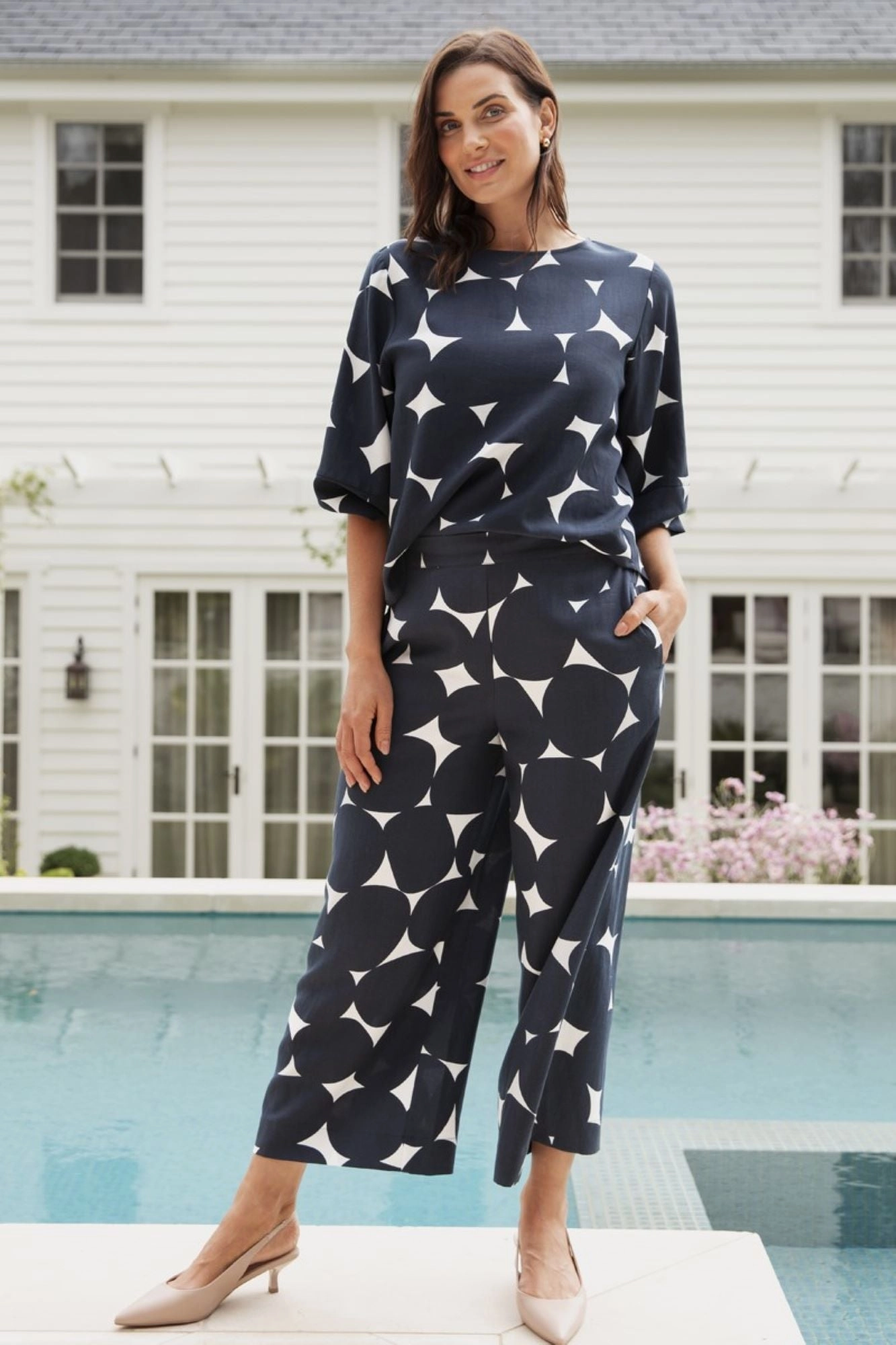 Comfortable and stylish Elm Demi Spot Pant Spot Print