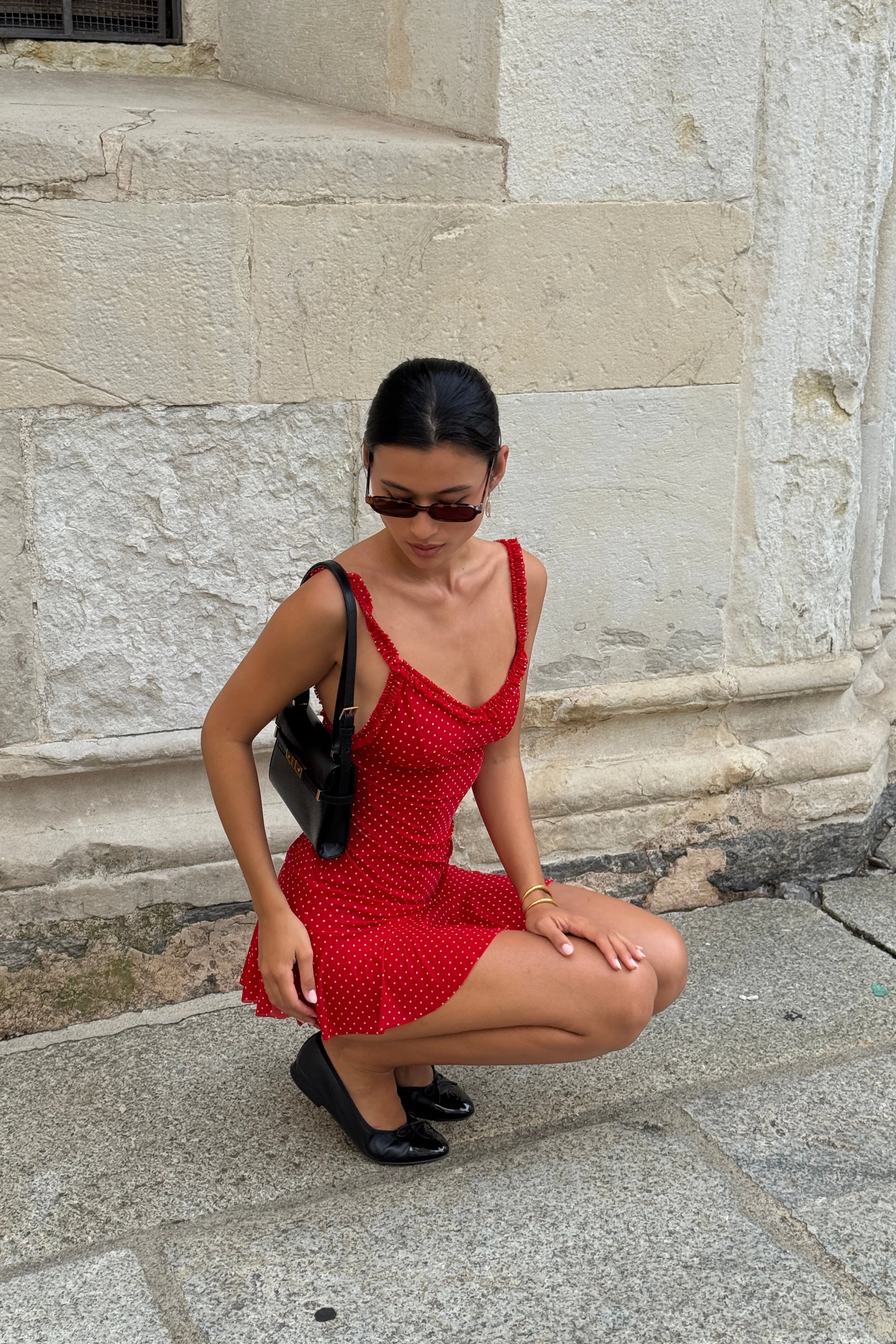 Autumn Mood Camilla Ruffle Mini Dress