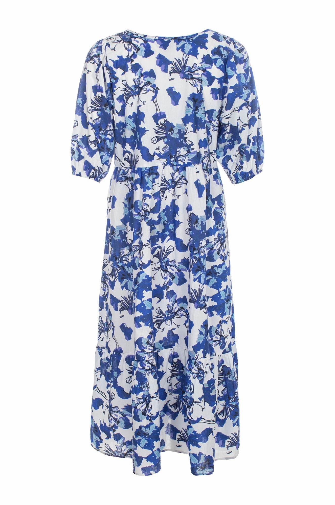 Midi Sundress | Blue Blooms | 6521C1 Vintage-Inspired