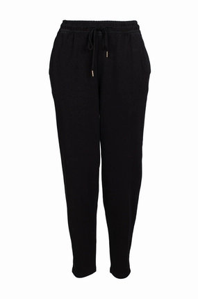 Smooth Loose Versatile Day Off Fit Capri Jeans | Black | 6915C1