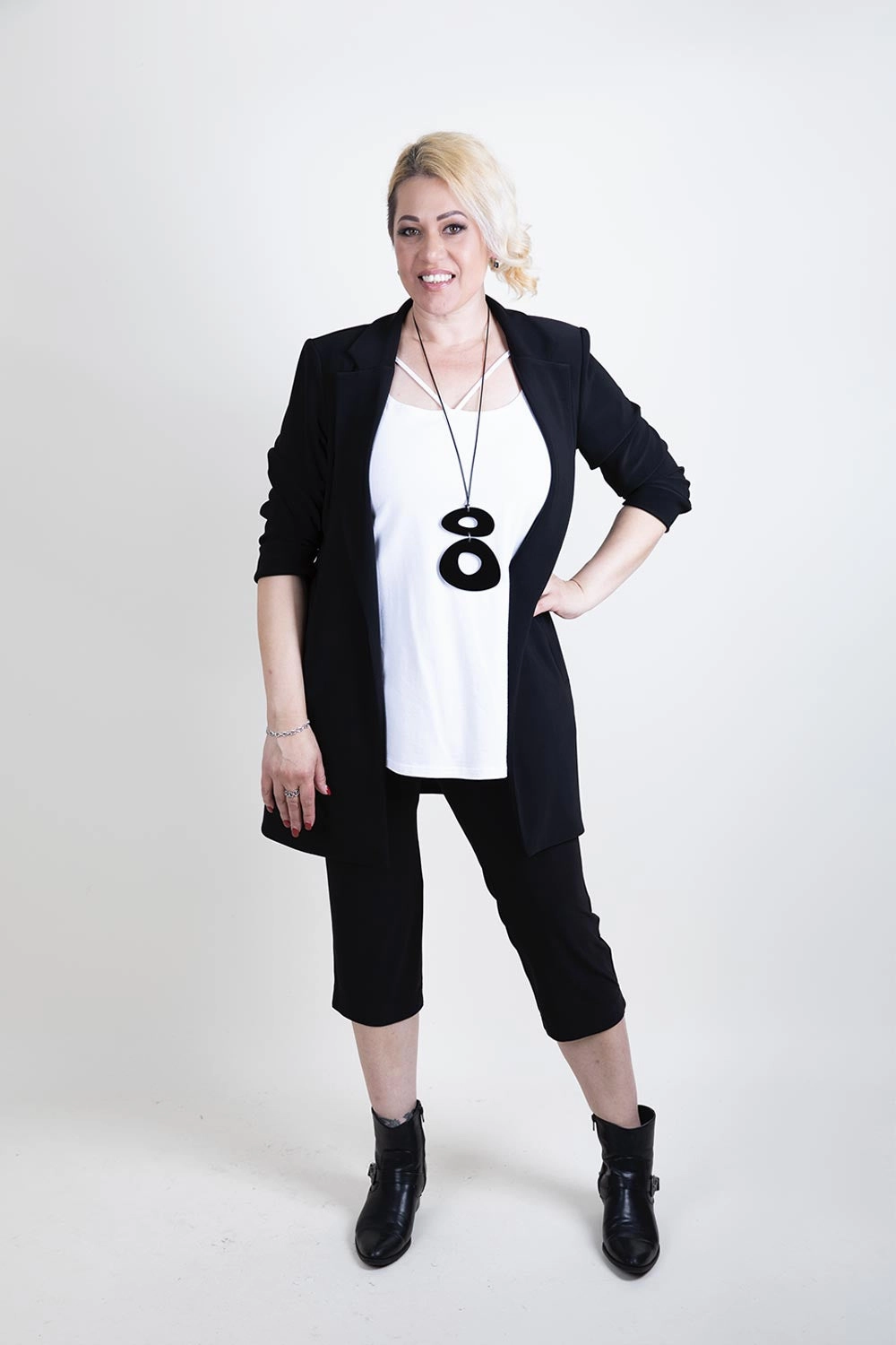 Cuffed hem Cashews - C959 Frenzy 7/8 Pant