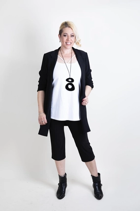 Decorative stitching Cashews - C959 Frenzy 7/8 Pant