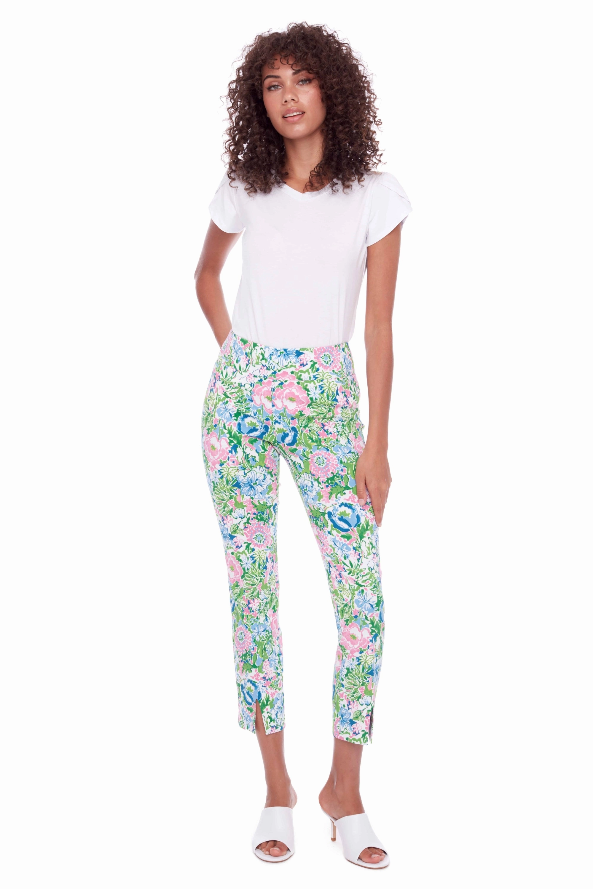 Up Pant - 68111UP Slim Pant Structured fabric