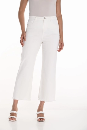 Layered Look Tear Resistant Weave Frank Lyman - 256804U Denim Jean Raw Hem