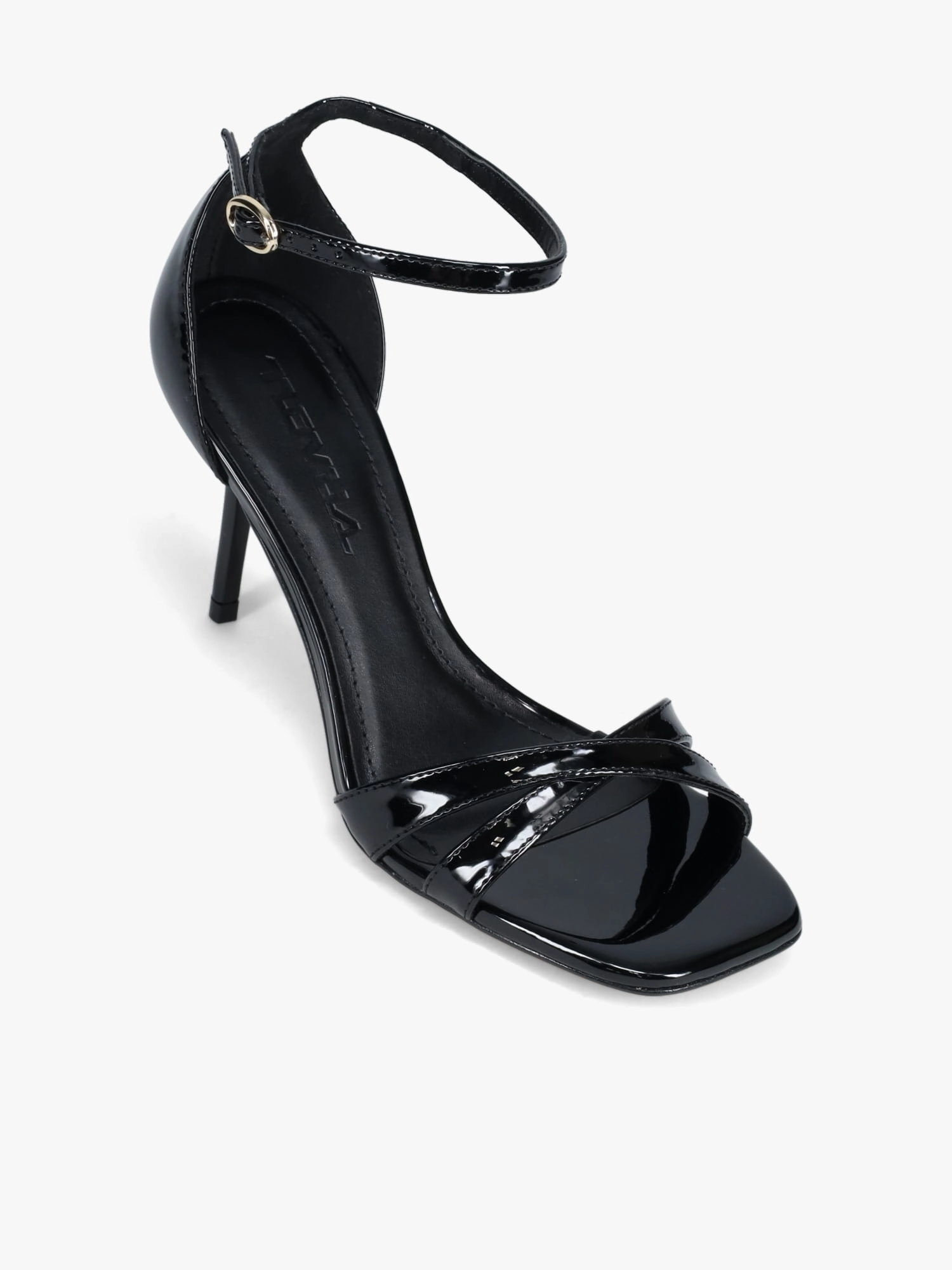 Winter High Heels Wedge Heel Akemi Black Verniz