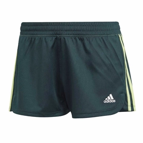 adidas - Women's Pacer 3-Stripes Knit Shorts (IK4351) soft fit EasyCareFabric