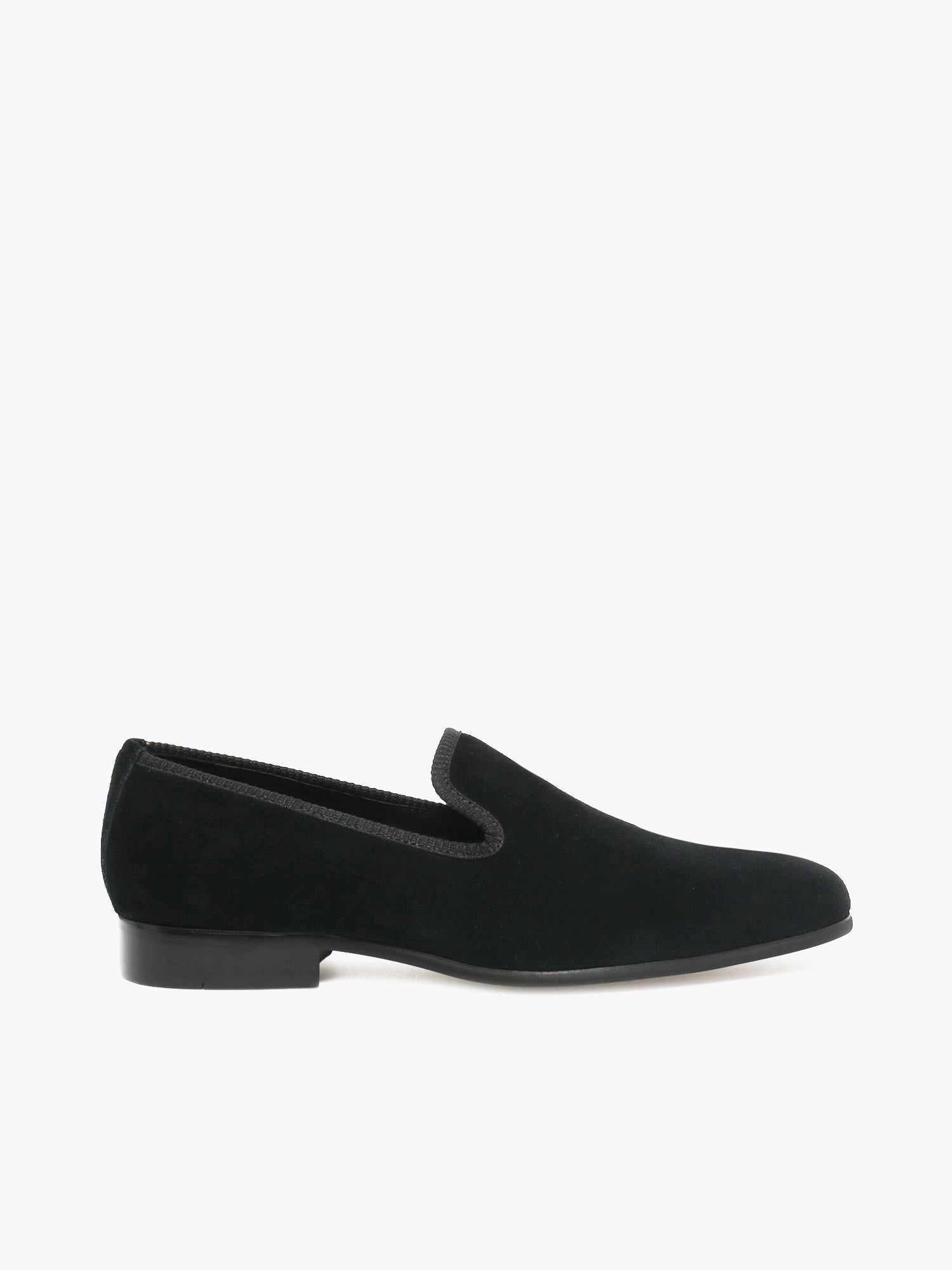 Shared Office Clean Style Chava Black Suede