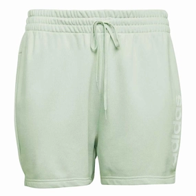Anti Odor Treatment Sustainable Material Blend adidas - Women's Linear French Terry Shorts (Plus Size) (HL4391)