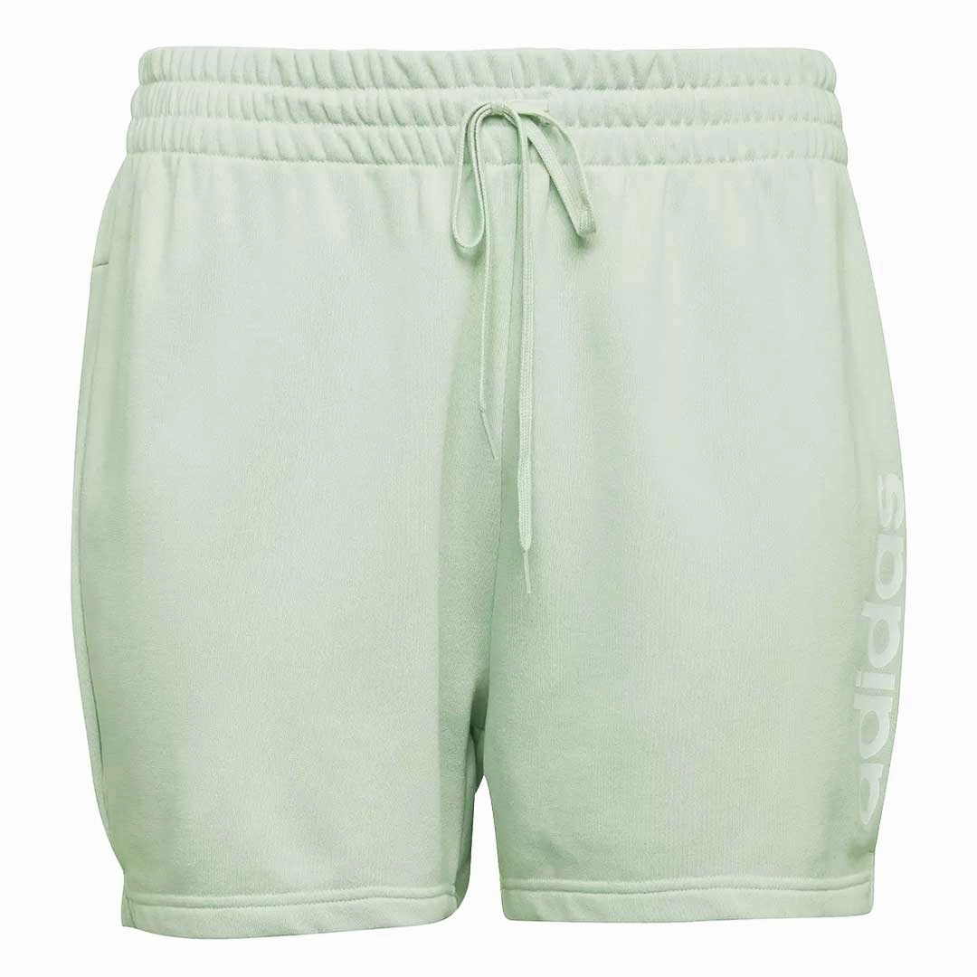 adidas - Women's Linear French Terry Shorts (Plus Size) (HL4391) All Use Casual Style