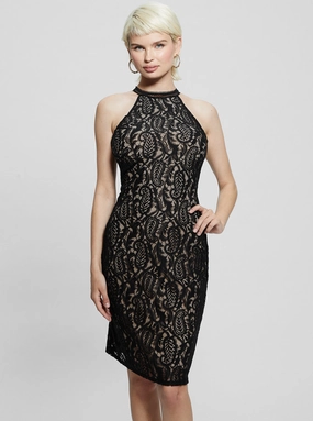 Cute Glow Flow Friendly Black New Liza Mini Dress