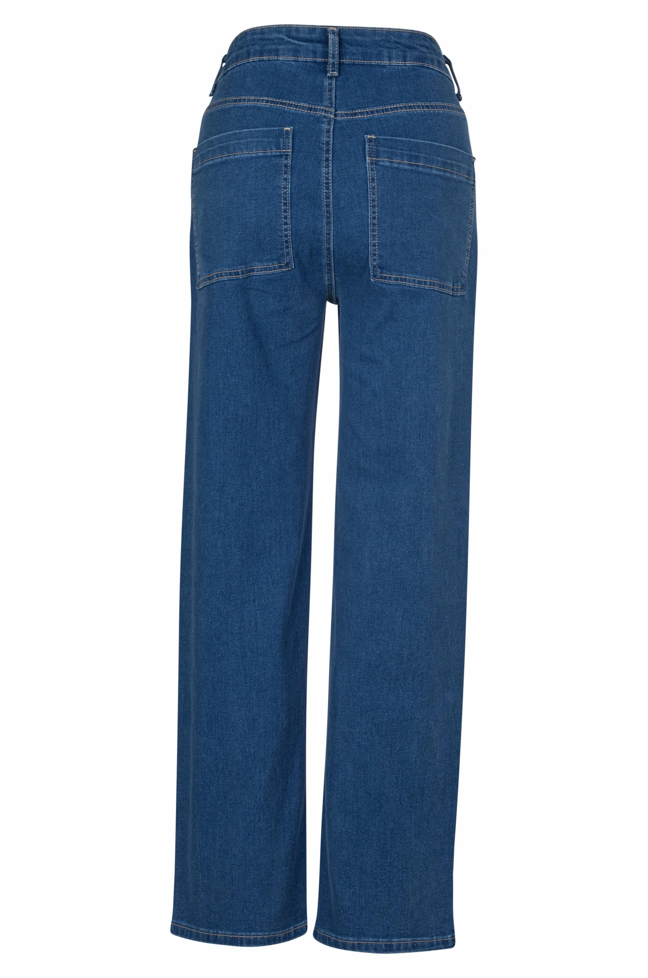 Straight leg Wonder Denim Jeans | MID INDIGO | 6623A1 Streetwear Fan Beach Day