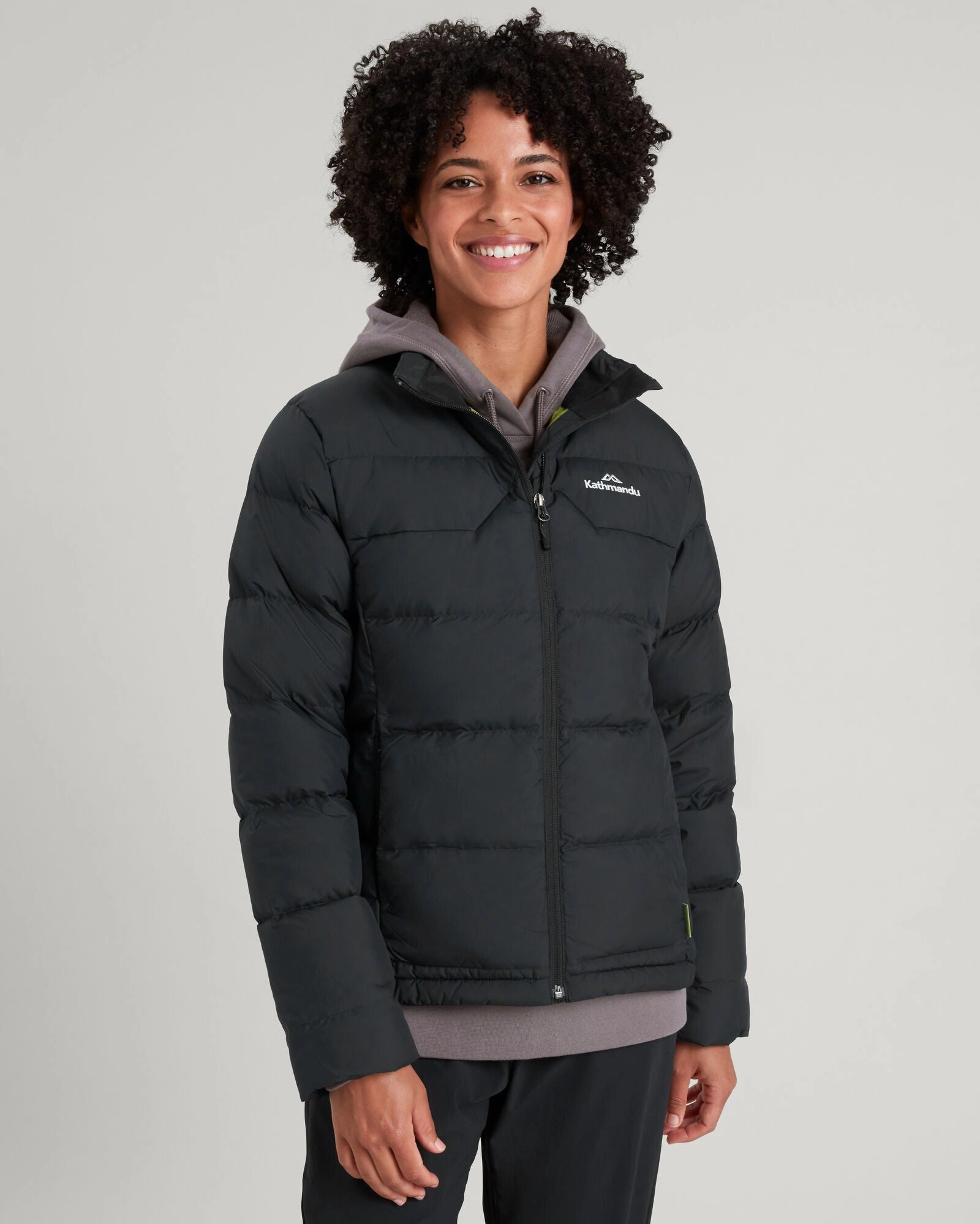 Windproof Design Casual Street Style Women's Epiq Down Jacket - Black