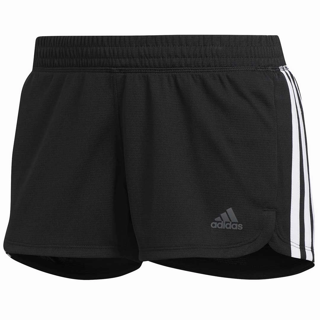 Relaxed Comfort Wear Elastic waist adidas - Women's Pacer 3 Stripes Knit Shorts (DU3502)