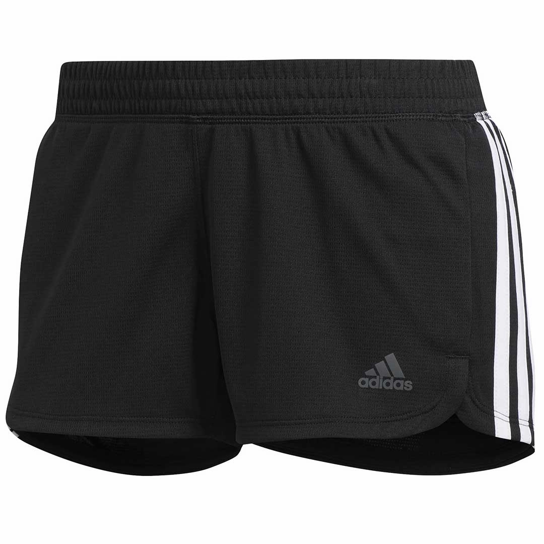 All Day Wear No Gap Waistband adidas - Women's Pacer 3 Stripes Knit Shorts (DU3502)