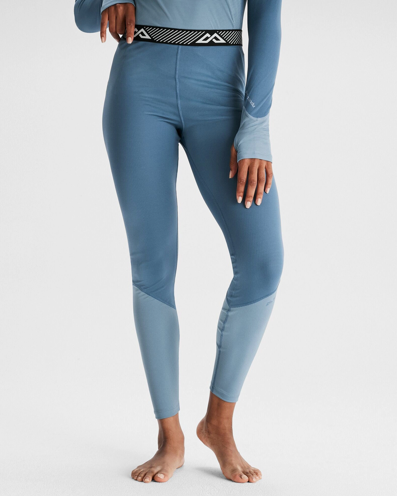 Women's KMDAction Baselayer Leggings - Moonlight/Bluehaze High Compression Comfortable Stretch Wear