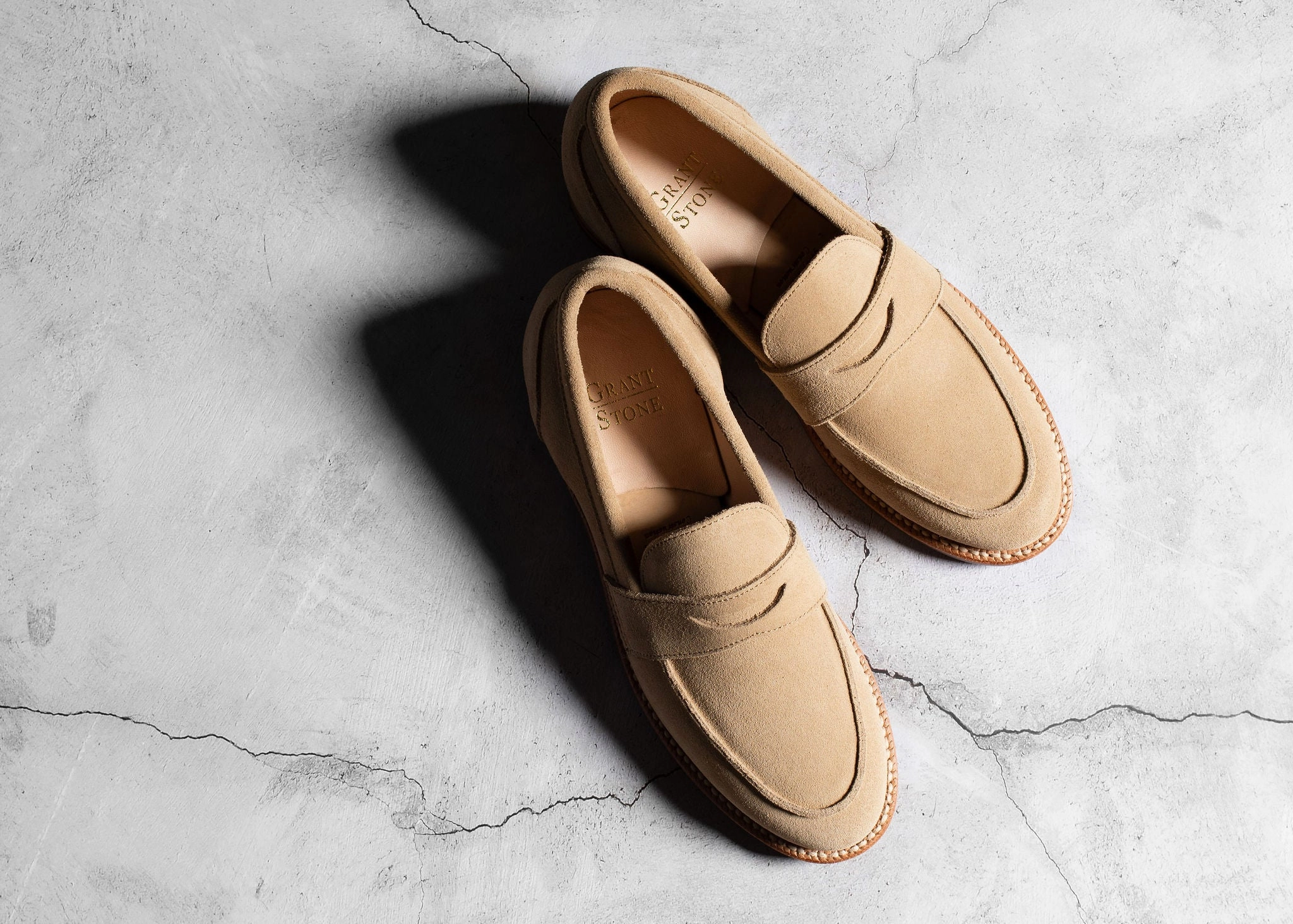 Clara Penny Loafer Tan Suede Neutral Accent Urban Office