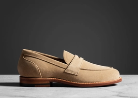 Japan Neat Clara Penny Loafer Tan Suede