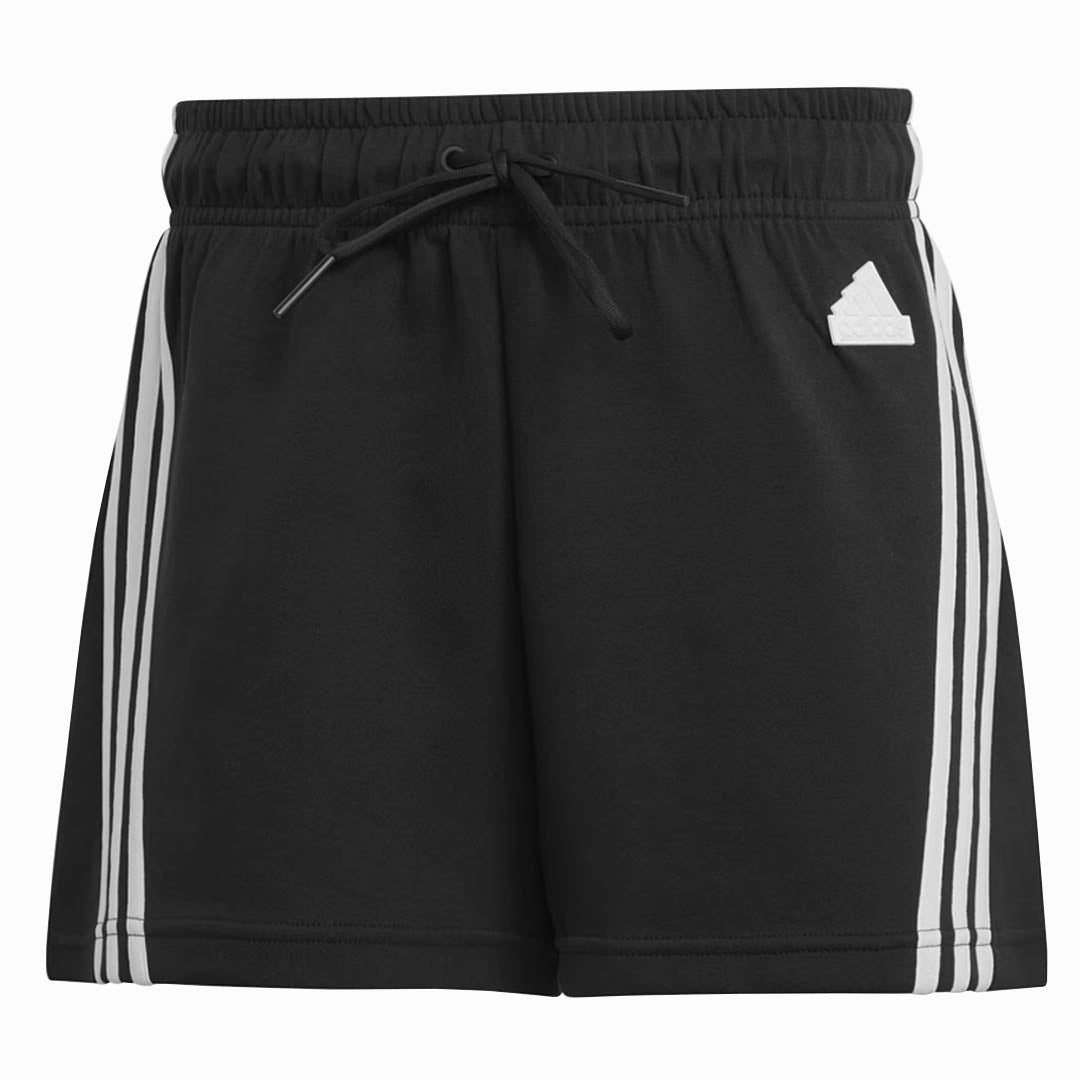 Side slits Structured fabric adidas - Women's Future Icons 3-Stripes Shorts (HT4712)