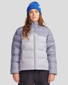 Long Sleeves Water Based Coating Women's Epiq Down Jacket - Dark Haze/Light Haze